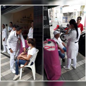 Curso de Enfermagem mobiliza ação “Outubro Rosa”