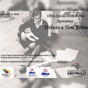 Teatro Teresa D’Ávila apresenta Tributo a Tom Jobim