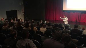 Professores recebem as boas-vindas do Reitor, Prof. Dr. Wellington de Oliveira