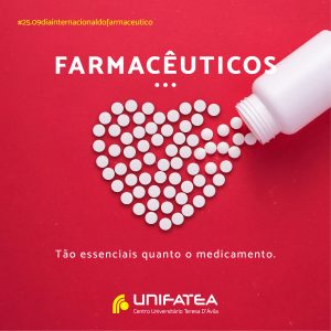 Dia 25 de setembro, dia Internacional do Farmacêutico