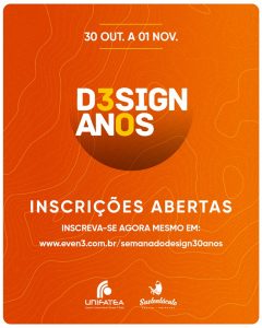 Semana do Design 2019 comemora os 30 anos do curso no UNIFATEA