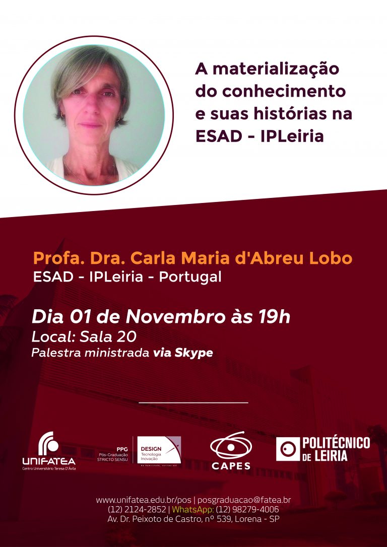 Internacionalização – PPG-DTI promove aula com Professora Carla Lobo de Leiria, Portugal
