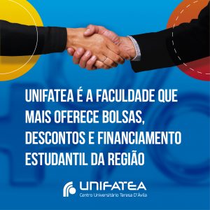 UNIFATEA é a faculdade que mais oferece bolsas, descontos e financiamento estudantil da região