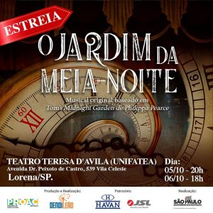 Teatro Teresa D’ Ávila receberá a estreia nacional do musical “O Jardim Da Meia Noite”