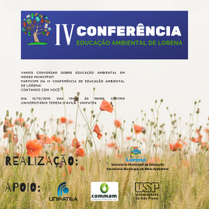 Conferência Municipal de Meio Ambiente de Lorena acontece amanhã, dia 12