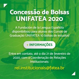 UNIFATEA abre seleção para 10 bolsas de estudos na Espanha