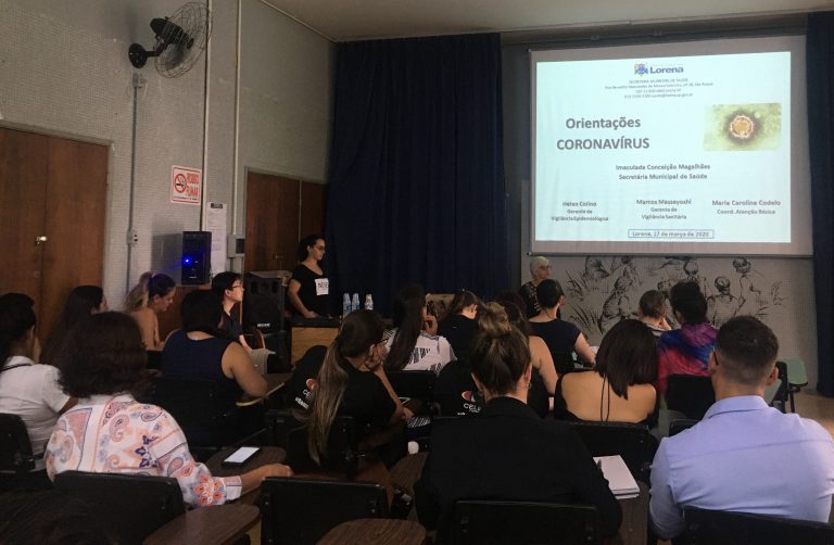Em continuação ao plano de contingência o UNIFATEA sediou o encontro da Secretária Municipal de Saúde com orientações sobre o Covid-19