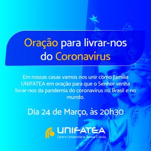 ORAÇÃO PARA LIVRAR-NOS DO CORONAVÍRUS