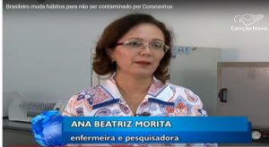 Brasileiro muda hábitos para não ser contaminado por Coronavírus. Assista a reportagem completa com a Profª Ana Beatriz Morita