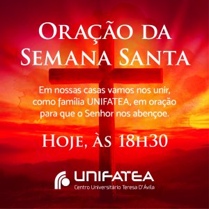 Acompanhe-nos neste momento especial.