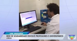 Professores e universitários produzem máscaras de proteção
