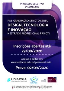 Faça sua inscrição para o Mestrado
