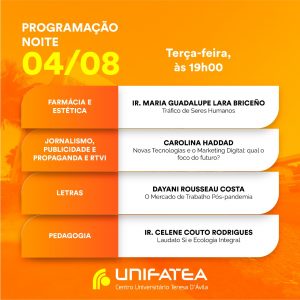 A programação do I Seminário On-line de Estudos Interdisciplinares continua, veja as palestras de amanhã.