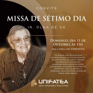 Missa de sétimo dia terá transmissão pela internet