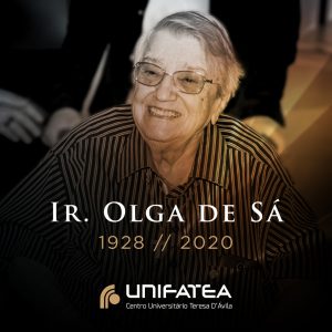 Faleceu hoje, aos 92 anos, Ir. Olga de Sá