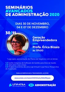 Começa hoje os Seminários Avançados de Admistração