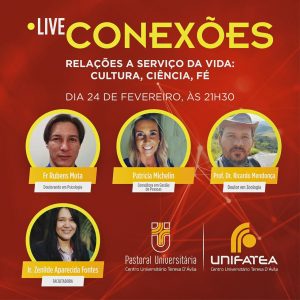 Live Conexões: Relações a serviço da vida: cultura, ciência e fé