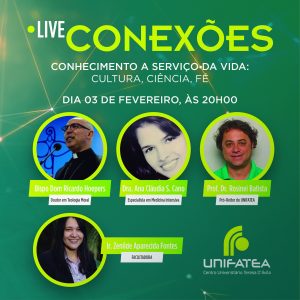 Live Conexões: Um debate acerca da fé, da cultura e da ciência