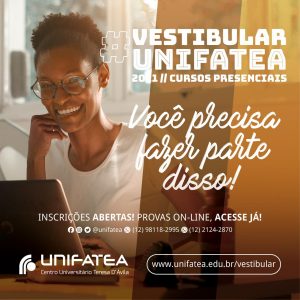Vestibular UNIFATEA 2021: Provas agendadas on-line