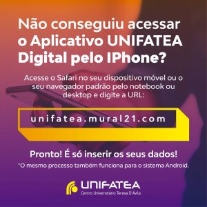 Já instalou o UNIFATEA Digital no seu celular?