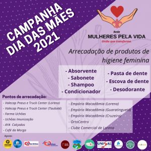 Participe da campanha “Rede Mulheres Pela Vida” e ajude a vida de muitas mulheres que vivem no Vale do Paraíba