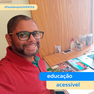 Graduado no UNIFATEA, Vagner Luís segue sua carreira profissional dando continuidade em sua maior paixão: LIBRAS
