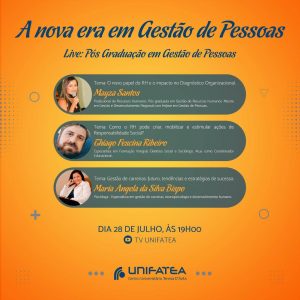 Novidades na Pós-Graduação: Curso Gestão de Pessoas promove live!