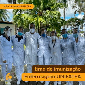 Alunos do UNIFATEA participam do time imunização da COVID-19 em parceria com a Secretaria de Saúde de Lorena