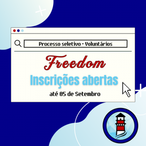Projeto Freedom Voluntariado convida alunos do UNIFATEA a trazer Educação para pessoas de baixa renda
