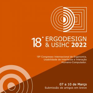 18° ERGODESIGN & USIHC 2022, venha participar!