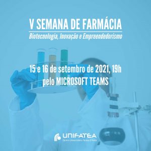 É aluno de farmácia? Confira a programação da V Semana de Farmácia: Biotecnologia, Inovação e Empreendedorismo