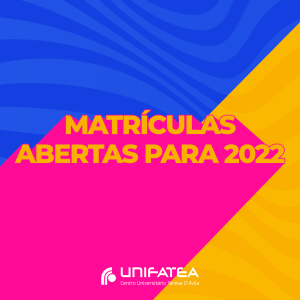 Matrículas abertas para alunos ingressantes no ano de 2022!