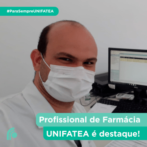 Ex-aluno do curso de Farmácia do UNIFATEA supervisiona 15 clínicas ambulatórias para empresa de assistência médica