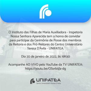 Posse de nova reitoria do UNIFATEA marca reposicionamento do Centro Universitário