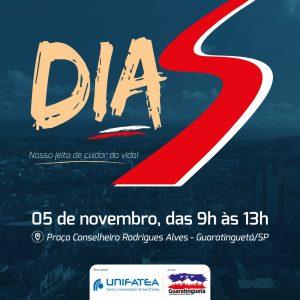Dia S retorna para Guaratinguetá no próximo sábado