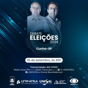 CANDIDATOS À PREFEITURA DE CUNHA PARTICIPAM DE DEBATE PROMOVIDO PELO UNIFATEA
